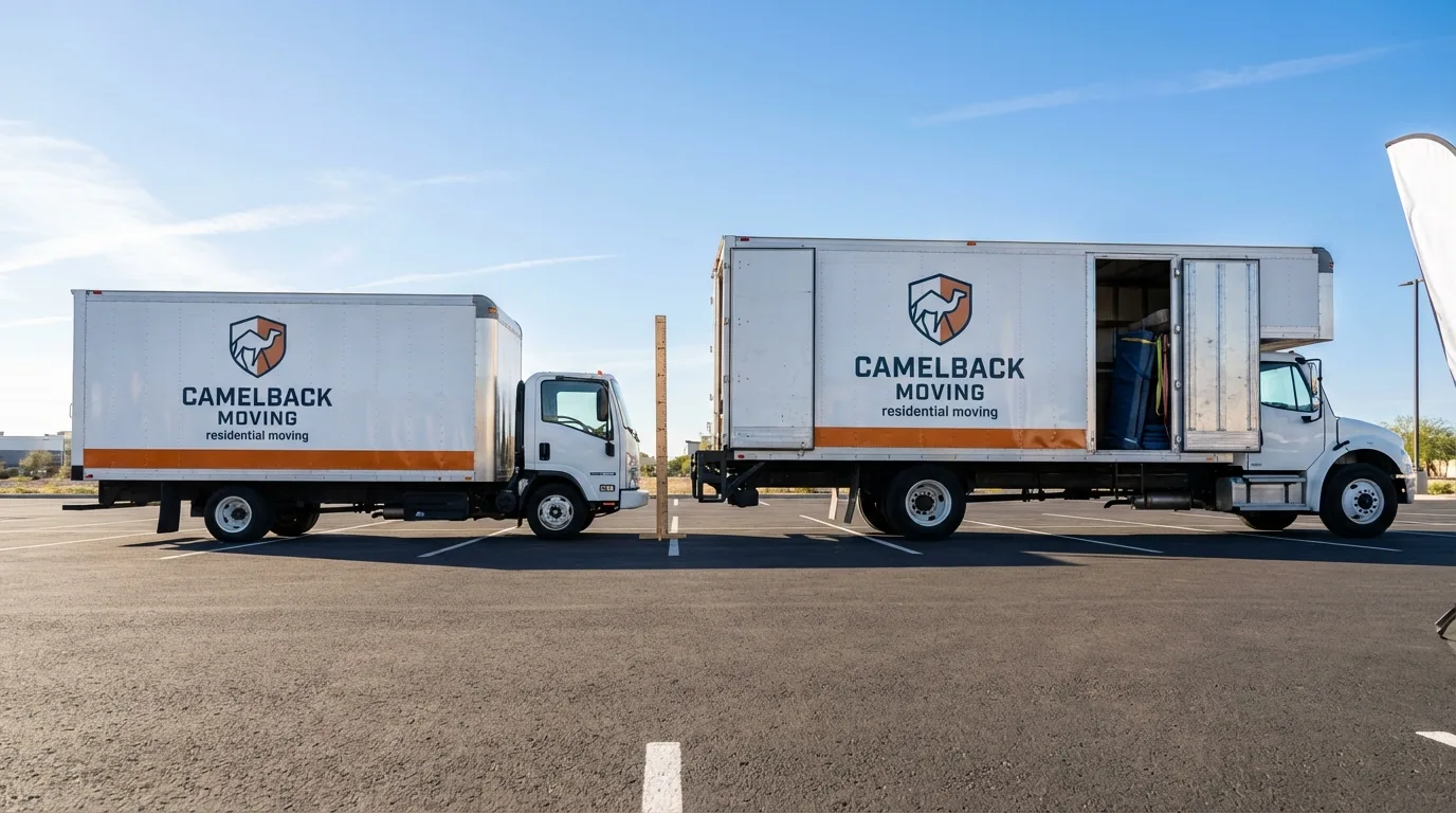 Moving truck size capacity guide in York Beach